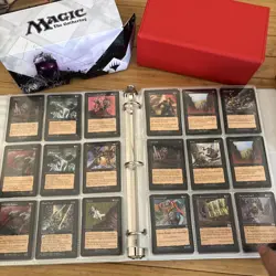 Magic The Gathering Collection Vintage Mtg Binder - Image 4