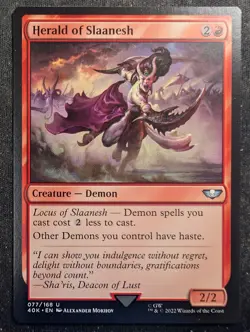 Herald of Slaanesh - Warhammer 40K Commander (MTG) - Image 1