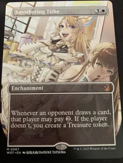 Smothering Tithe (Anime Borderless) Wilds of Eldraine: Enchanting Tales Regular - Image 1