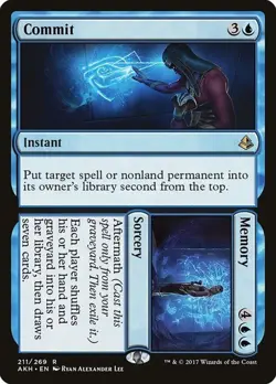 Commit // Memory Amonkhet MTG Magic The Gathering - Image 1