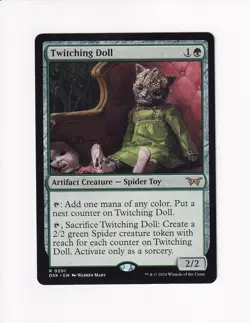 MAGIC THE GATHERING MTG DUSKMOURN TWITCHING DOLL - Image 1