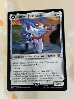 Magic The Gathering, Ratchet, Field Medic / Ratchet, Rescue Racer, ENG, LP - Image 1