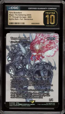 Magic MTG Terra Brandford FF Mythic Borderless Foil #0005 CGC 10 Pristine - Image 1