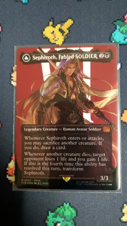 Sephiroth, Fabled SOLDIER (0527) (Borderless, Surge Foil) - Image 1