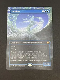 Subtlety (Borderless, Regular, #45, NM) Special Guests (SPG), MTG - Image 3