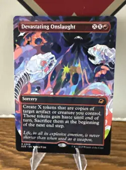 Devastating Onslaught (Borderless) Edge of Eternities Regular EoE M 0308 - Image 1