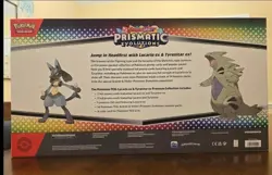 Pokemon Prismatic Evolution Lucario & Tyranitar EX Premium Collection NEW SEALED - Image 2