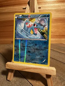 Pokemon XY - Phantom Forces Reverse Holo Totodile #15/119 Lightly played - Image 1
