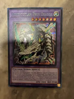 Yu-Gi-Oh! TCG - Mementotlan Twin Dragon - Prismatic Secret Rare - MP25-EN067 - Image 1