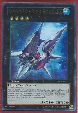 USA Seller Yugioh Number 101: Silent Honor ARK LVAL-EN047 Ultra Rare 1st Ed NM - Image 1
