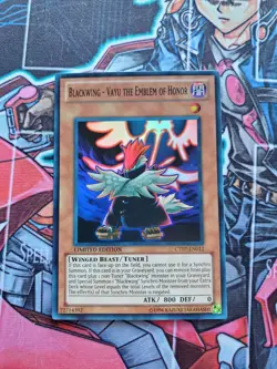 Yugioh Blackwing - Vayu the Emblem of Honor CT07-EN012 Limited Super Rare - Image 1
