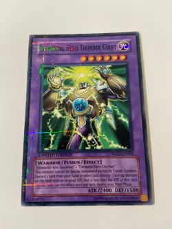 Elemental Hero Thunder Giant MF01-EN001 Parallel Rare Limited Edition | NM - Image 1