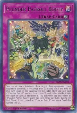 *** PLUNDER PATROLL BOOTY *** 1ST EDITION RARE IGAS-EN091 MINT/NM YUGIOH! - Image 1