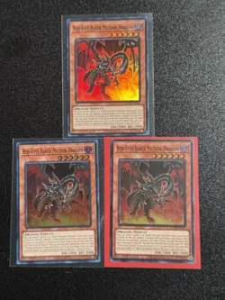 YU-GI-OH! Red-Eyes Black Meteor Dragon DUNE-EN095 1st Edition X3 sell of 3 - Image 2
