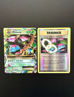 Pokemon Cards - M Venusaur EX 2/108 & Venusaur Spirit Link 89/108 Reverse Holo - Image 1