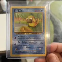 Pokemon TCG Psyduck Fossil Unlimited Common Card 53/62 MINT CONDITION Vintage - Image 1