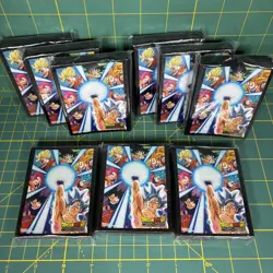 9x (540) DRAGON BALL SUPER STORE CAMPAIGN 60 CARD SLEEVES GOKU COLLECTION SAIYAN - Image 1