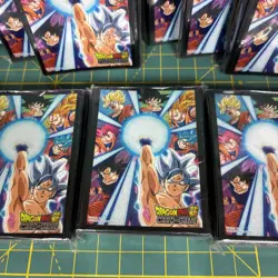 9x (540) DRAGON BALL SUPER STORE CAMPAIGN 60 CARD SLEEVES GOKU COLLECTION SAIYAN - Image 2