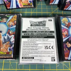 9x (540) DRAGON BALL SUPER STORE CAMPAIGN 60 CARD SLEEVES GOKU COLLECTION SAIYAN - Image 3