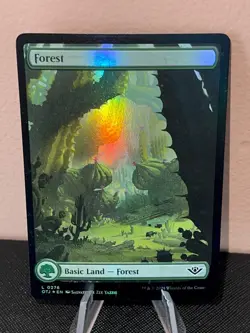 Forest - Foil - Outlaws of Thunder Junction - Basic Land - 276 OTJ Magic Card - Image 1