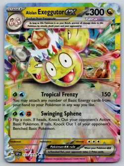 Alolan Exeggutor ex - 133/191 SV08: Surging Sparks NM Pokemon Card TCG - Image 1