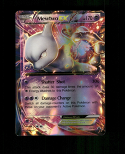 Custom Holo MEWTWO Card MEWTWO EX Card READ DESCRIPTION BELOW a1 - Image 1