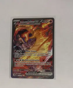 Pokemon TCG Team Rockets Moltres EX Destined Rivals Card 229/182 Ultra Rare NM - Image 2