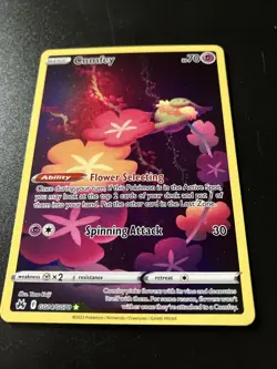 Full Art Comfey Pokemon Card (Crown Zenith Set, GG14/GG70, NM) - Image 1