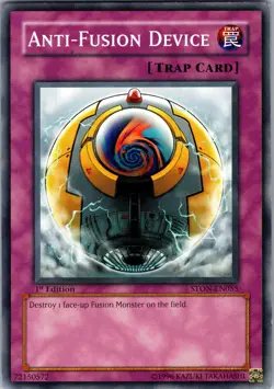 Yu-Gi-Oh TCG Anti-Fusion Device STON-EN055 1st Edition Regular Common Card NM - Image 1