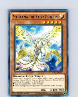 Yu-Gi-Oh TCG Mahaama The Fairy Dragon PHRA-EN081 1st Edition Common Card NM - Image 1
