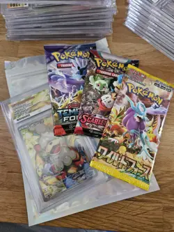 Pokemon Mystery Slab Pack | ONE 1 Graded Card In MINT 10 From ACE + 3 Packs - Image 5