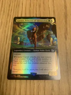 Garnet Princess of Alexandria Card Foil/Extended Art NM/M MTG Magic - Image 1