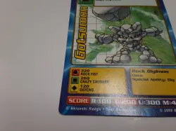 GOTSUMON Tb-01 | Digimon Digi-Battle TACO BELL Promo Card | Bandai 2000 - Image 5