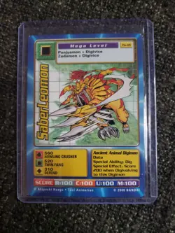 Vintage Digimon CCG Taco Bell Promo Card Saberleomon TB-10 - Image 1