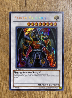 Fabled Valkyrus | HA02-EN056 | Secret Rare | 1st Edition | YuGiOh Card | Mint - Image 2