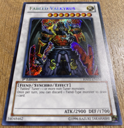 Fabled Valkyrus | HA02-EN056 | Secret Rare | 1st Edition | YuGiOh Card | Mint - Image 3