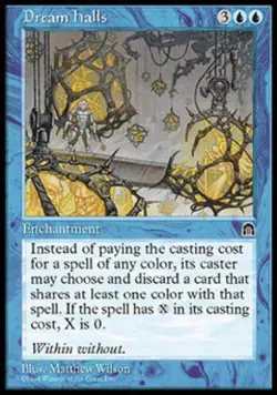 Dream Halls - Heavy Play MTG Stronghold - Image 1