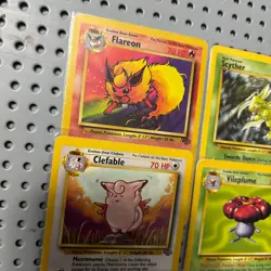 Vintage Pokemon Cards Lot Jungle Set Rare 1999 Wizards Of The Coast Binder Page - Image 2