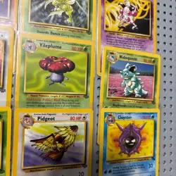 Vintage Pokemon Cards Lot Jungle Set Rare 1999 Wizards Of The Coast Binder Page - Image 4