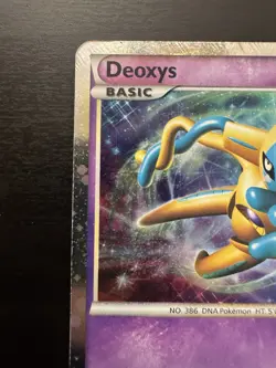 Deoxys SL1 Shiny Holo Rare Call Of Legends Pokemon Card DMG - Image 2
