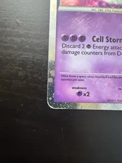 Deoxys SL1 Shiny Holo Rare Call Of Legends Pokemon Card DMG - Image 5