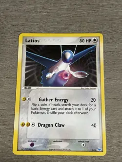 2004 Latios 2/10 Holo Rare Promo Pokemon TCG EX Trainer Kit Card - Image 2