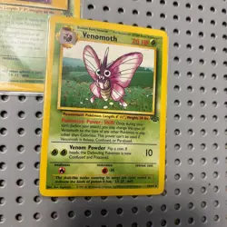 Vintage Pokemon Card Lot Rare Venonat Venomoth Rare Jungle Envolution Set 1999 - Image 2