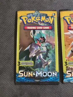 Pokemon SUN MOON BASE Booster Pack Lot! 5 Packs / 3 Cards Each READ DESCRIPTION - Image 3
