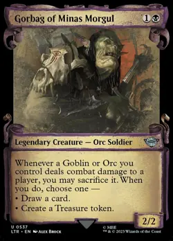 Gorbag of Minas Morgul - Foil - Showcase Scrolls x1 - Universe Beyond: The Lord - Image 1