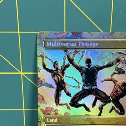 FOIL Multiversal Passage Borderless 206 R MTG Marvel Spider-Man SPM Rare Magic - Image 3