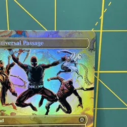 FOIL Multiversal Passage Borderless 206 R MTG Marvel Spider-Man SPM Rare Magic - Image 4