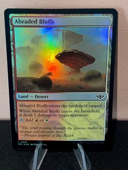 Abraded Bluffs - 251 - Land - Foil - Outlaws of Thunder Junction - OTJ - Image 1