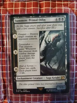 MTG Final Fantasy Summons Lot. 2 Mythic 1 Rare. Bahamut, Knights And Odin - Image 4