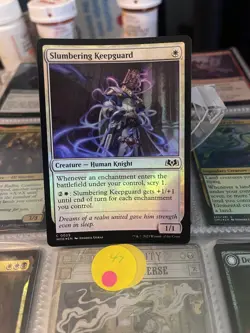 Slumbering Keepguard Wilds of Eldraine Foil - Image 1